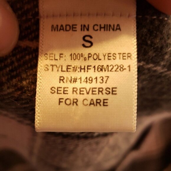 Altar'd State Womens Pink Grey Sleeveless Hooded Fringe Open Front Vest Small - Picture 6 of 7